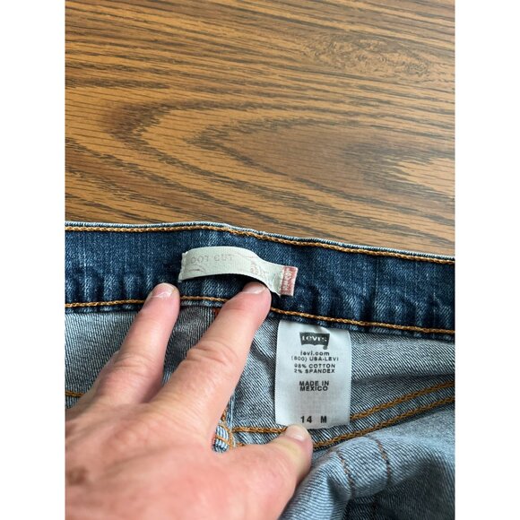 Levi’s 515 boot cut zip and button front jeans size 14M - Picture 4 of 5